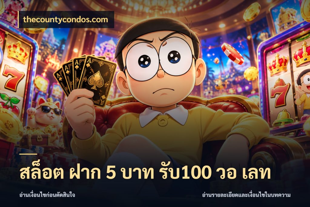 สล็อต ฝาก 5 บาท รับ100 วอ เลท รูปแบบโบนัสกับสิทธิ์ของสายเกม กับ thecountycondos.com