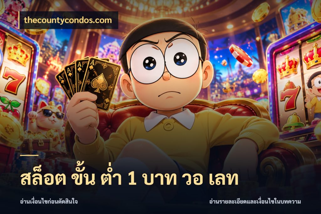 สล็อต ขั้น ต่ํา 1 บาท วอ เลท จำนวนเริ่มต้นกับรายละเอียดที่สายเกมสนใจ กับ thecountycondos.com