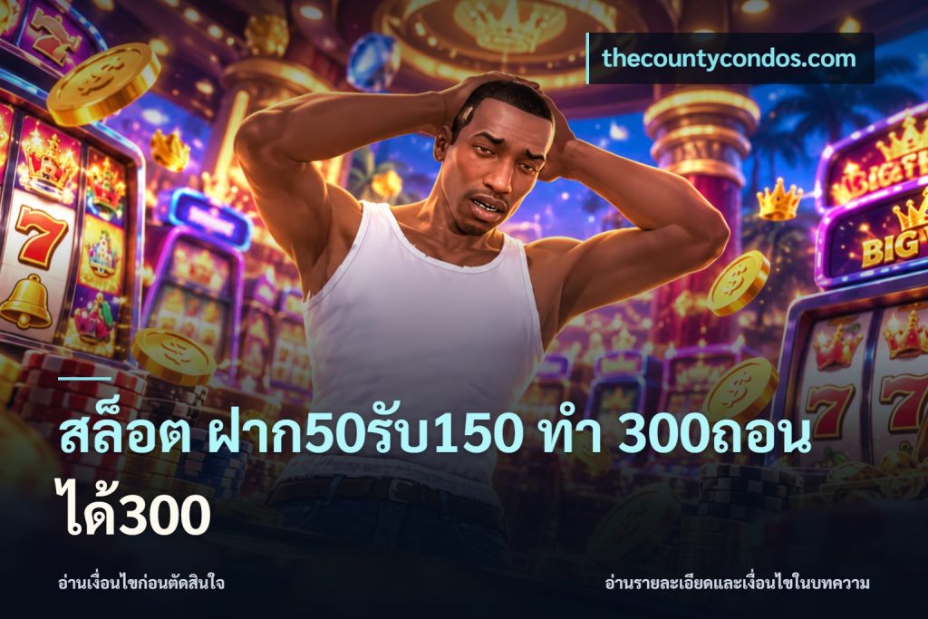 สล็อต ฝาก50รับ150 ทํา 300ถอนได้300