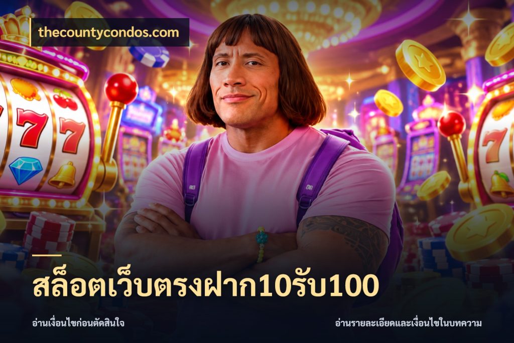 สล็อตเว็บตรงฝาก10รับ100 เปิดมุมโปรให้เข้ากับเกมแนวโปรด สไตล์ thecountycondos.com