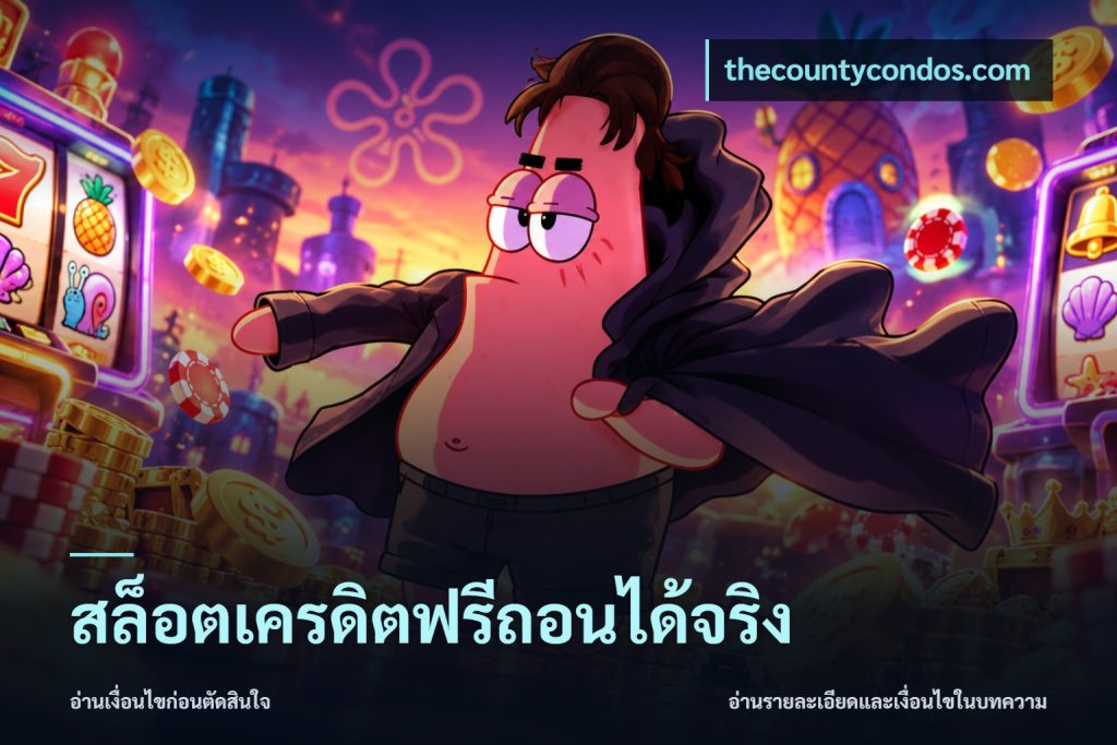 สล็อตเครดิตฟรีถอนได้จริง