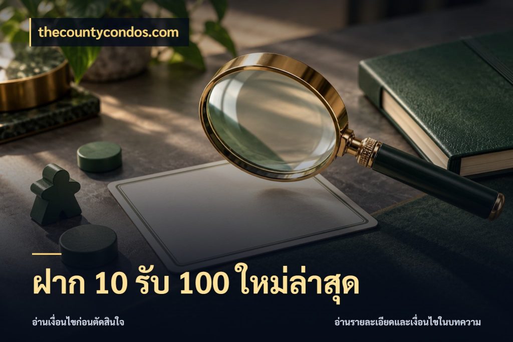 ฝาก 10 รับ 100 ใหม่ล่าสุด สายโบนัสเลือกจังหวะสนุกได้อย่างไร สไตล์ thecountycondos.com