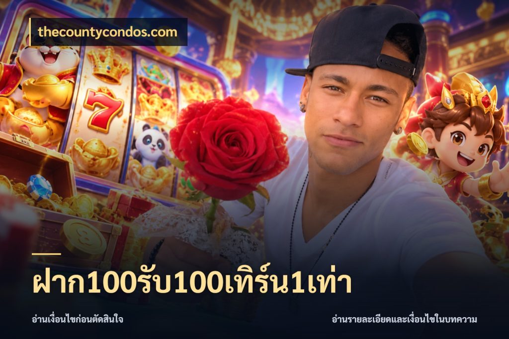 ฝาก100รับ100เทิร์น1เท่า thecountycondos.com โปรกับเกมที่ชอบเลือกให้ตรงสไตล์