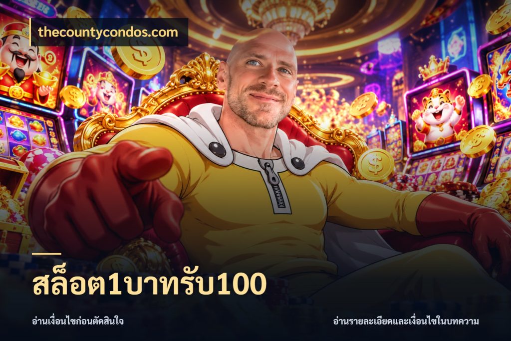สล็อต1บาทรับ100 โปรยอดรับที่สายเกมสนใจ กับ thecountycondos.com