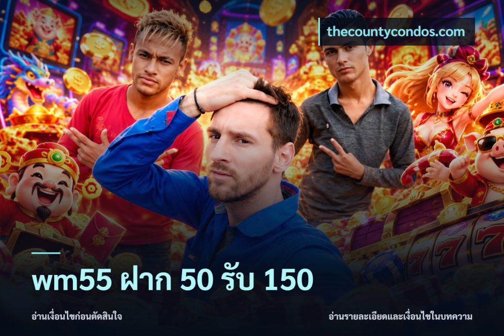 wm55 ฝาก 50 รับ 150