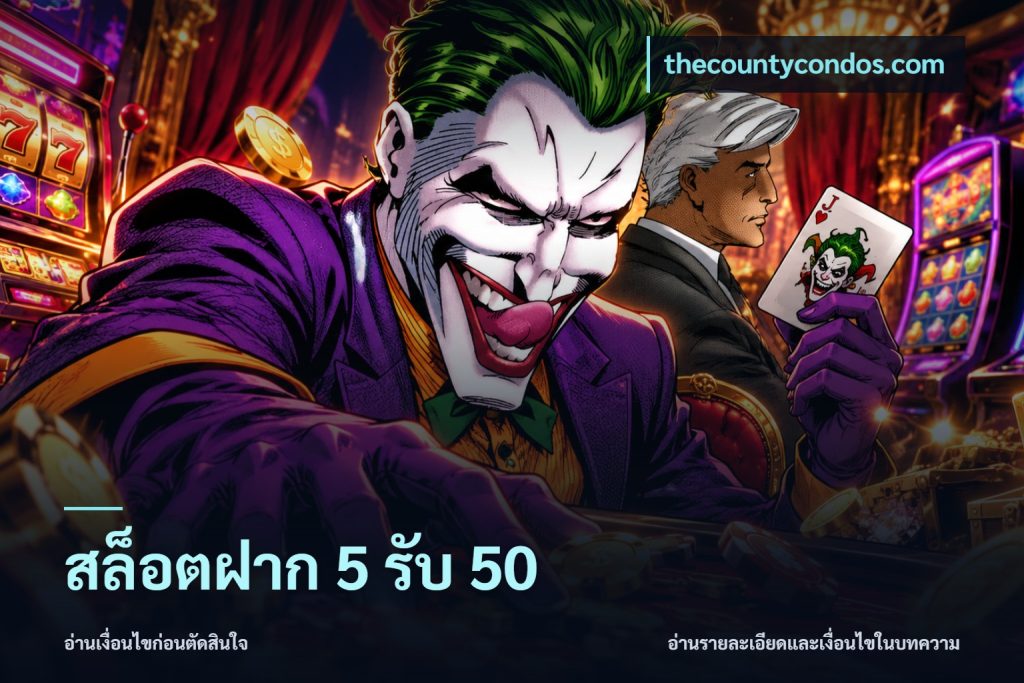 สล็อตฝาก 5 รับ 50
