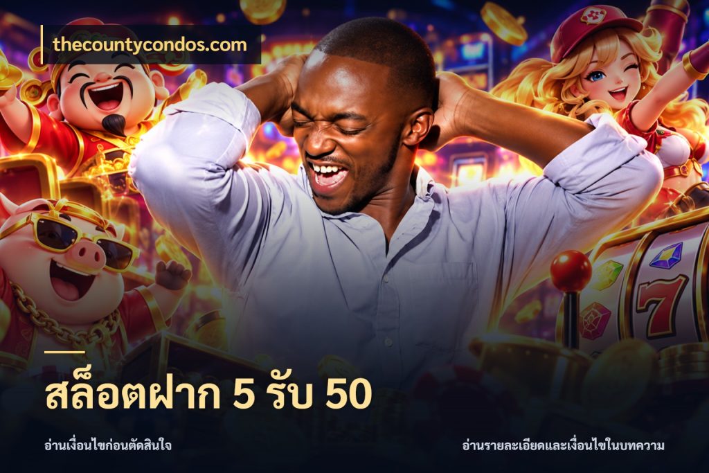 สล็อตฝาก 5 รับ 50 thecountycondos.com จุดเด่นของเครดิตที่คนชอบเกมอยากรู้