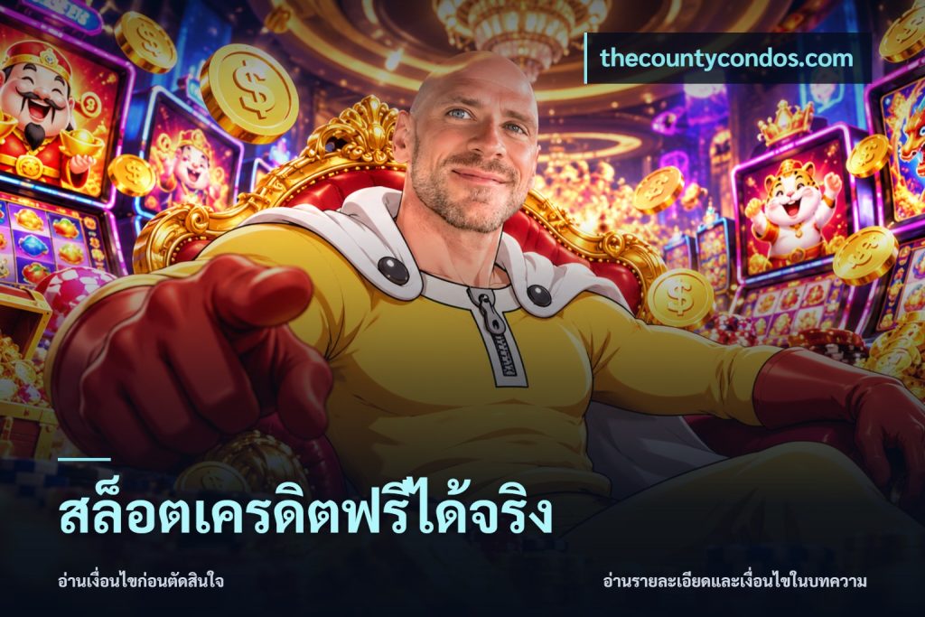 สล็อตเครดิตฟรีได้จริง