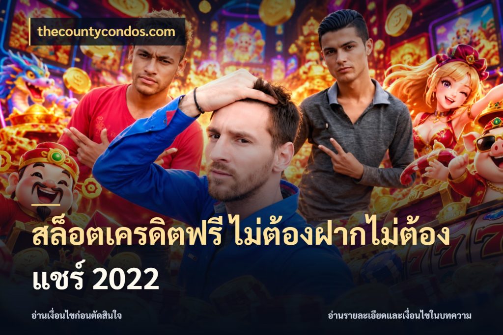 สล็อตเครดิตฟรี ไม่ต้องฝากไม่ต้องแชร์ 2022 เปิดประเด็นเครดิตฟรีสำหรับคนชอบลุ้น กับ thecountycondos.com