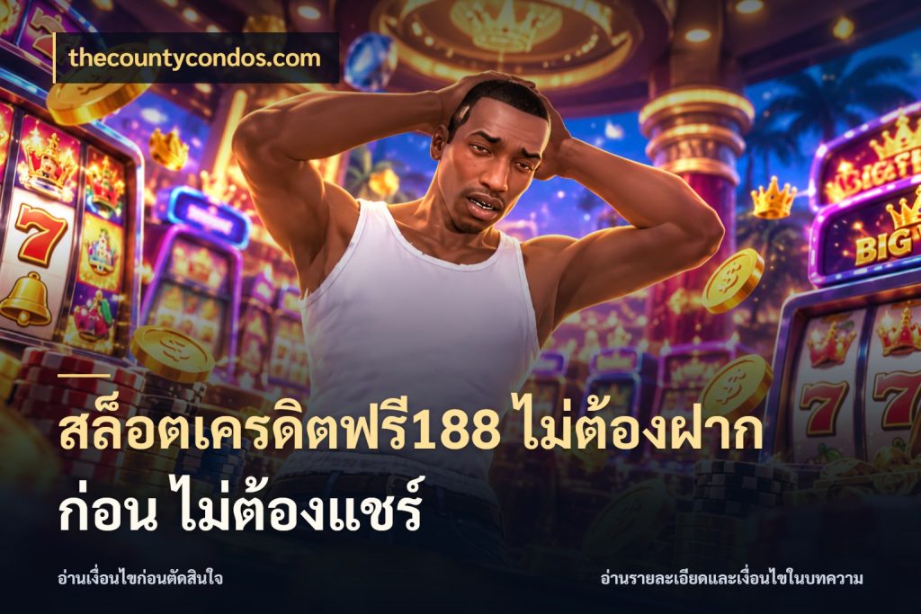 สล็อตเครดิตฟรี188 ไม่ต้องฝาก ก่อน ไม่ต้องแชร์ thecountycondos.com สิทธิ์ที่สายโบนัสสนใจกับวิธีรับ