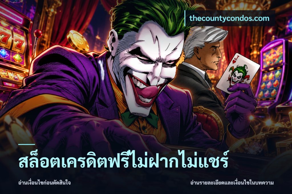 สล็อตเครดิตฟรีไม่ฝากไม่แชร์