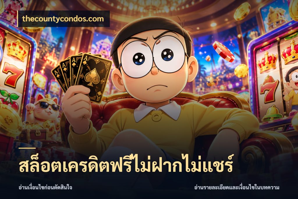 สล็อตเครดิตฟรีไม่ฝากไม่แชร์ สีสันของเครดิตฟรีและเกมแนวที่ชอบ ในมุม thecountycondos.com