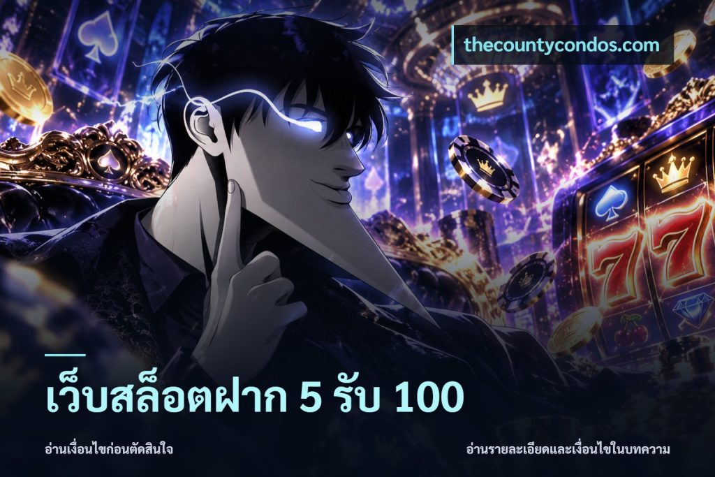 เว็บสล็อตฝาก 5 รับ 100