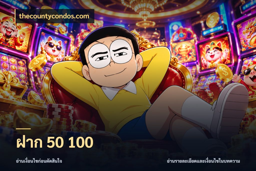 ฝาก 50 100 thecountycondos.com จำนวนเริ่มต้นกับสไตล์เกมที่ชอบ