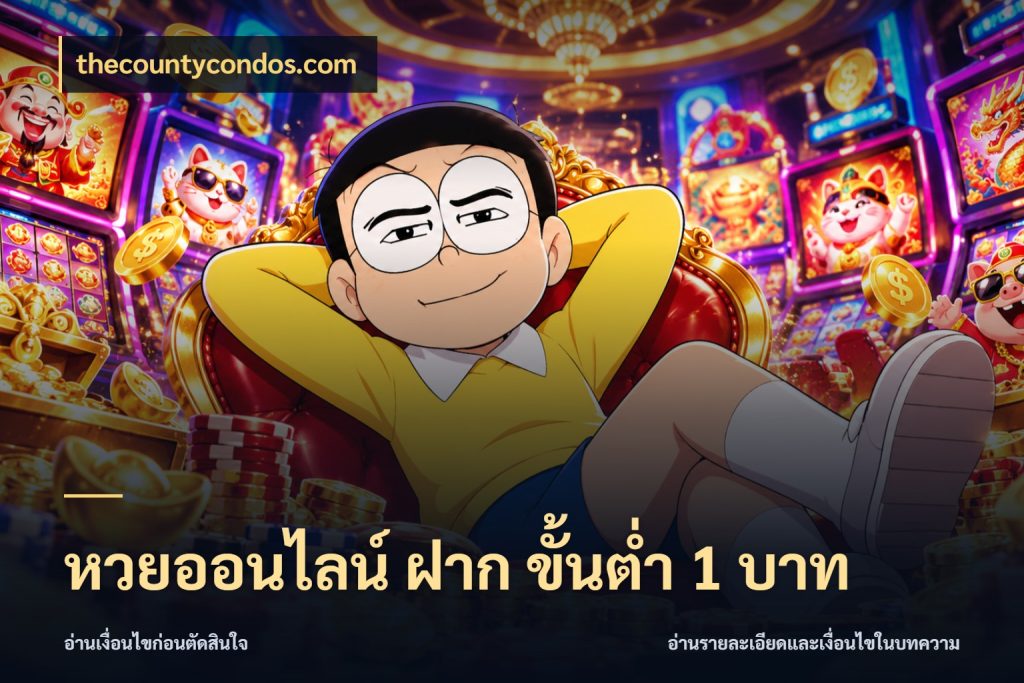 หวยออนไลน์ ฝาก ขั้นต่ำ 1 บาท เปิดประเด็นยอดสำหรับคนสนใจหวย ในมุม thecountycondos.com