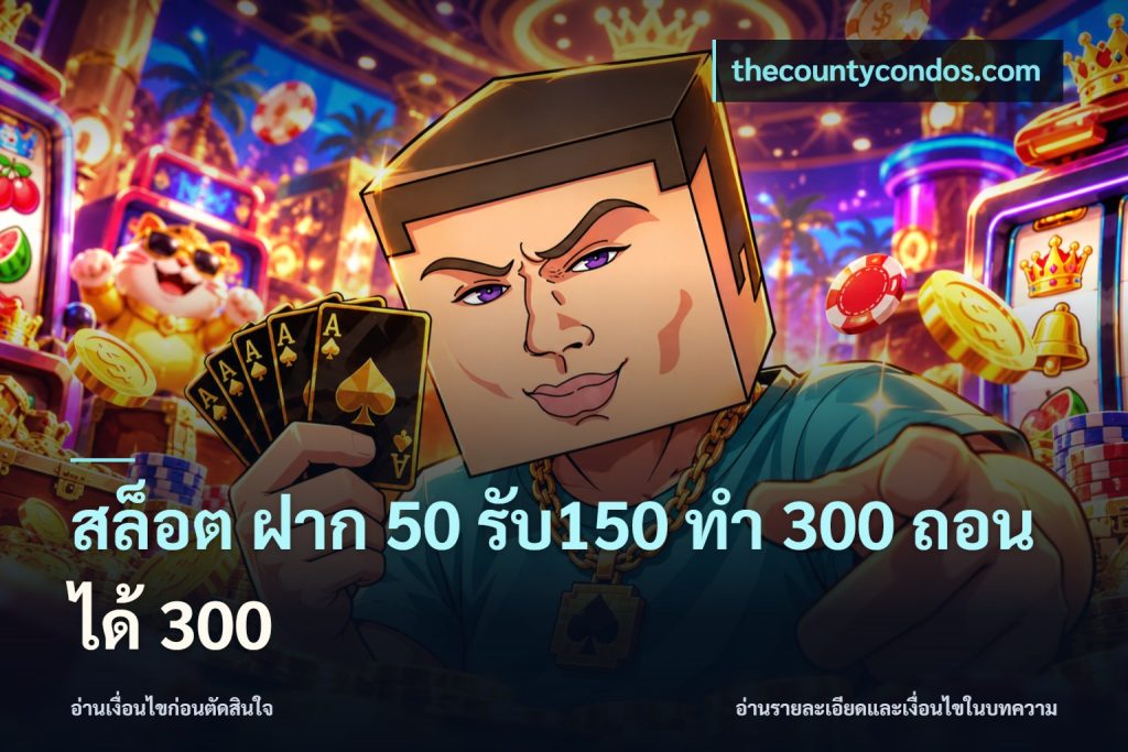 สล็อต ฝาก 50 รับ150 ทํา 300 ถอนได้ 300