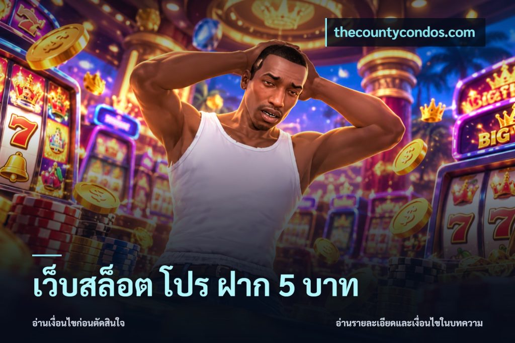 เว็บสล็อต โปร ฝาก 5 บาท