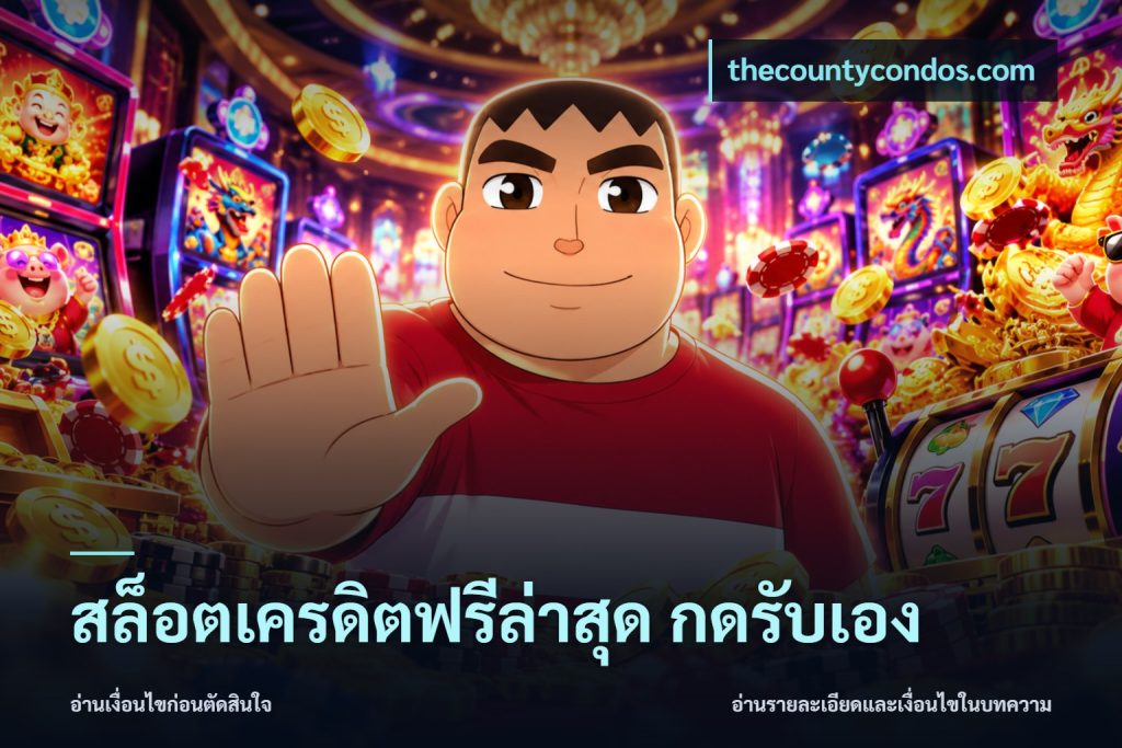 สล็อตเครดิตฟรีล่าสุด กดรับเอง