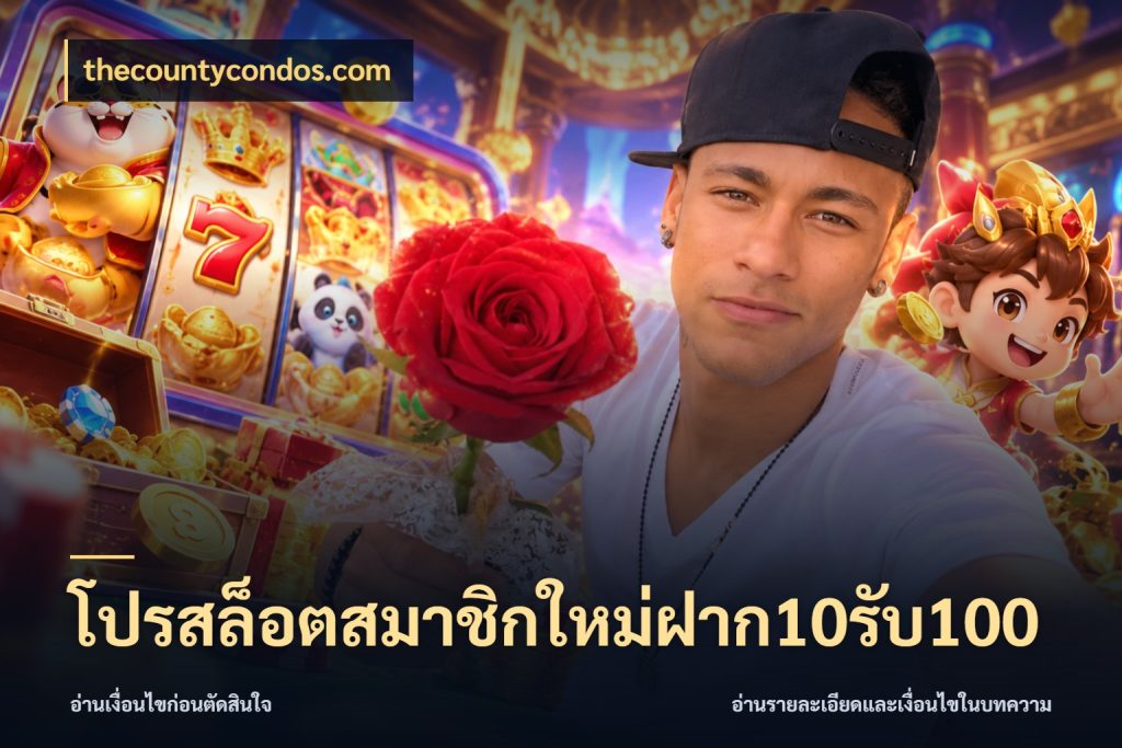 โปรสล็อตสมาชิกใหม่ฝาก10รับ100 thecountycondos.com รูปแบบโบนัสกับสิทธิ์ของสายเกม