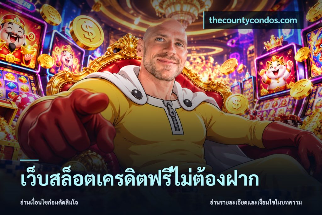 เว็บสล็อตเครดิตฟรีไม่ต้องฝาก