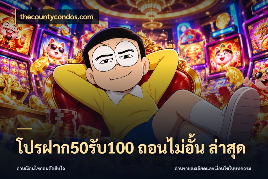 โปรฝาก50รับ100 ถอนไม่อั้น ล่าสุด thecountycondos.com โปรกับเกมที่ชอบเลือกให้ตรงสไตล์