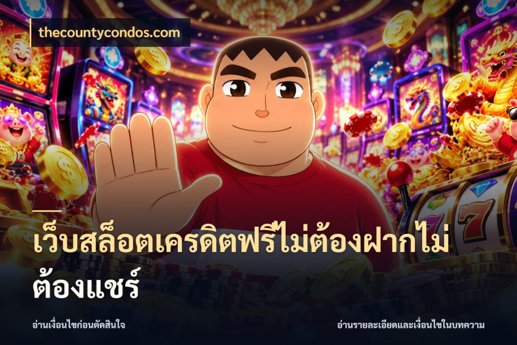 เว็บสล็อตเครดิตฟรีไม่ต้องฝากไม่ต้องแชร์ เครดิตฟรีกับจังหวะลุ้นที่คุณเลือก ในมุม thecountycondos.com