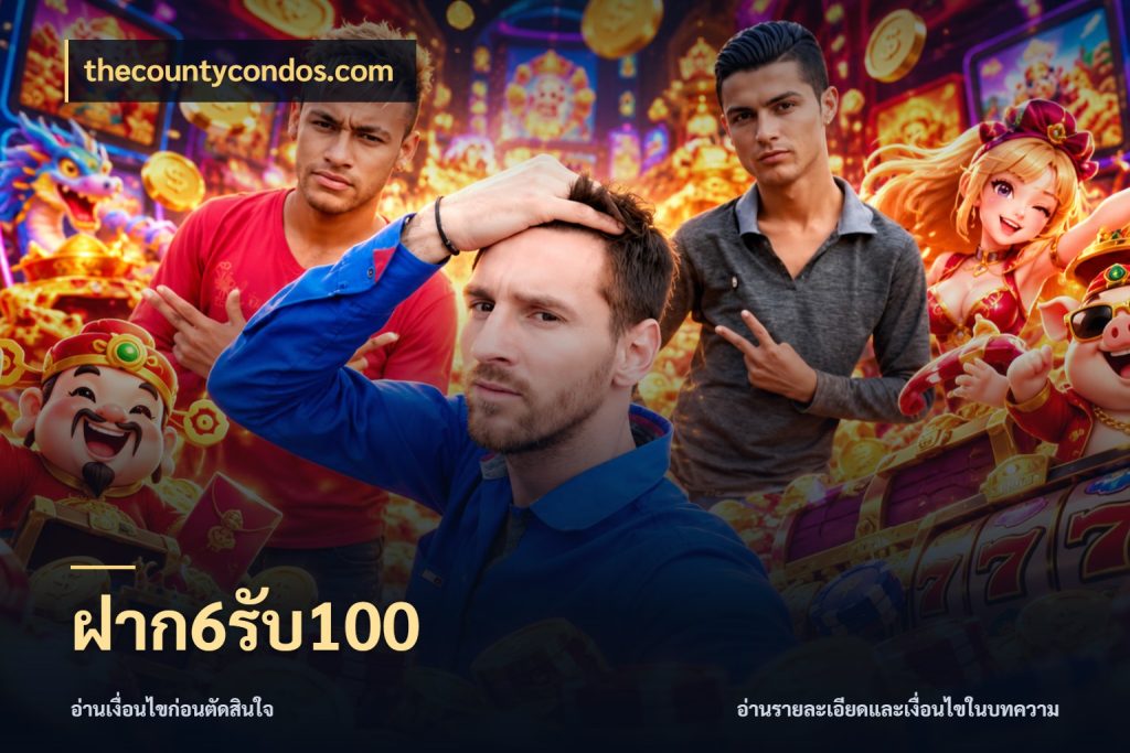 ฝาก6รับ100 thecountycondos.com จับคู่โบนัสกับสไตล์เกมที่ชอบ