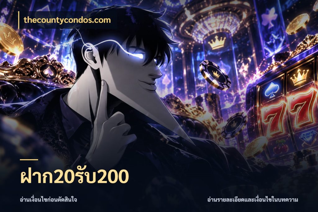 ฝาก20รับ200 เครดิตกับรูปแบบโปรที่ตรงใจ สไตล์ thecountycondos.com