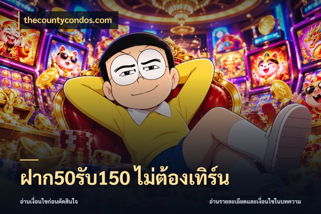 ฝาก50รับ150 ไม่ต้องเทิร์น thecountycondos.com จุดเด่นของเครดิตที่คนชอบเกมอยากรู้