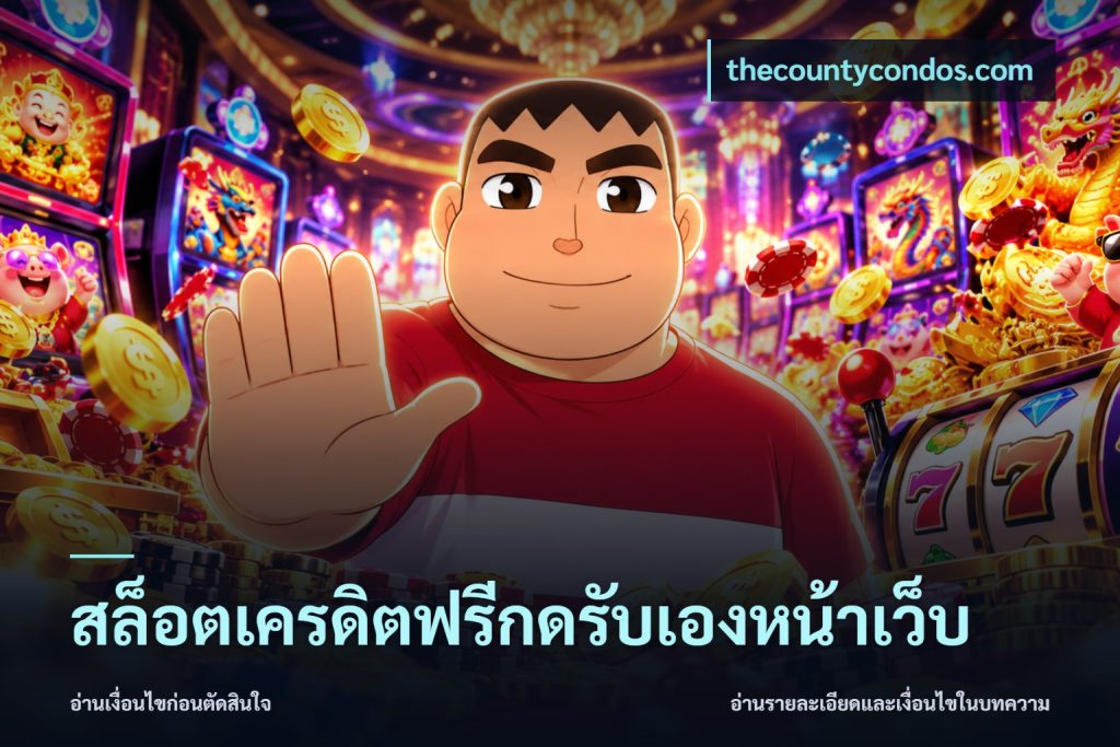 สล็อตเครดิตฟรีกดรับเองหน้าเว็บ