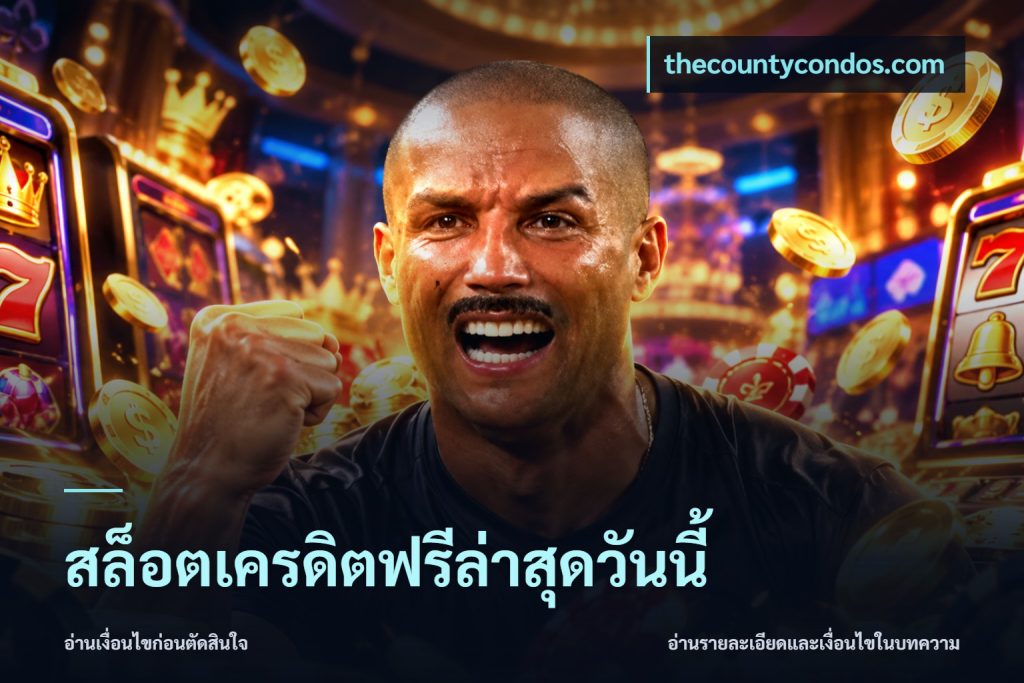 สล็อตเครดิตฟรีล่าสุดวันนี้