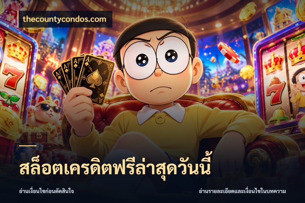 สล็อตเครดิตฟรีล่าสุดวันนี้ เลือกสไตล์ความสนุกจากรูปแบบเครดิต กับ thecountycondos.com