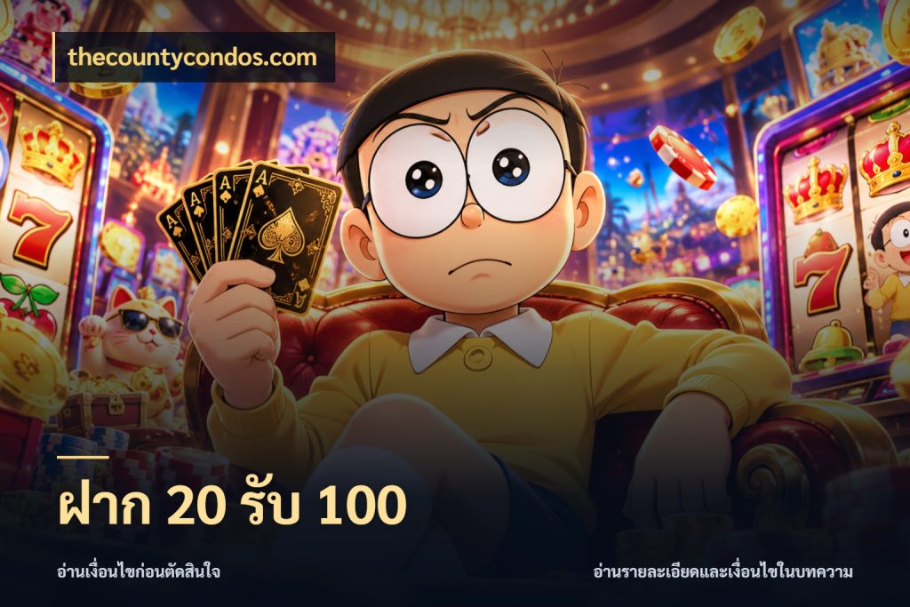 ฝาก 20 รับ 100 เปิดมุมโปรให้เข้ากับเกมแนวโปรด สไตล์ thecountycondos.com