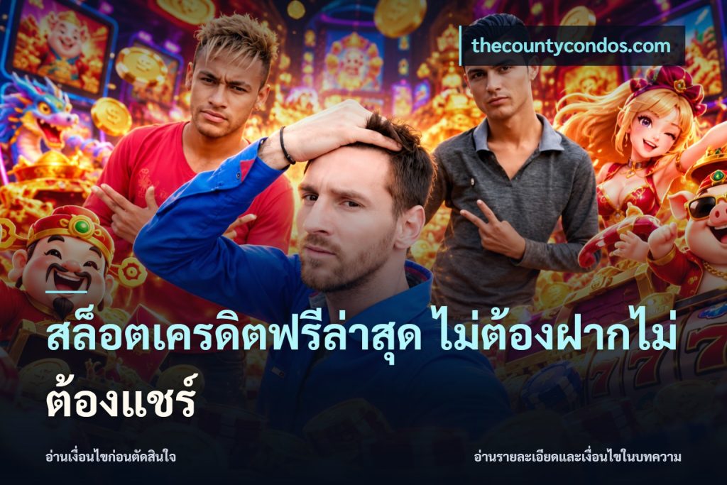 สล็อตเครดิตฟรีล่าสุด ไม่ต้องฝากไม่ต้องแชร์