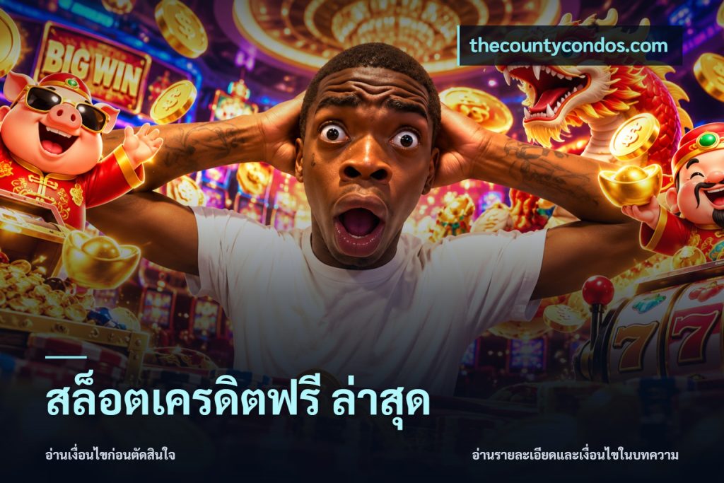 สล็อตเครดิตฟรี ล่าสุด