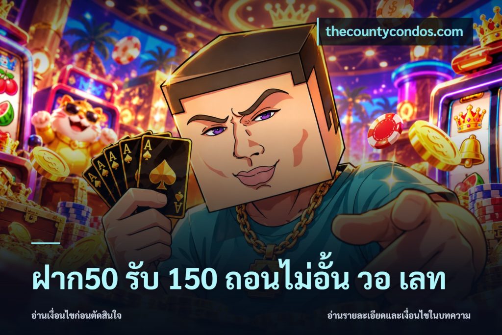 ฝาก50 รับ 150 ถอนไม่อั้น วอ เลท