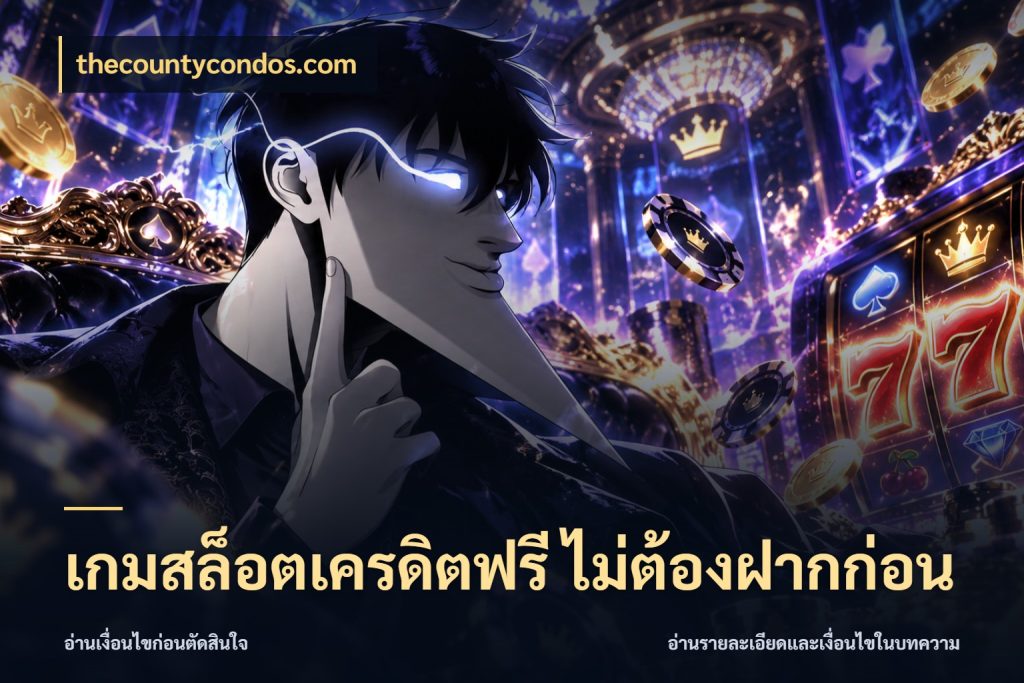 เกมสล็อตเครดิตฟรี ไม่ต้องฝากก่อน รู้จักยอดและขอบเขตของเครดิตฟรี ในมุม thecountycondos.com