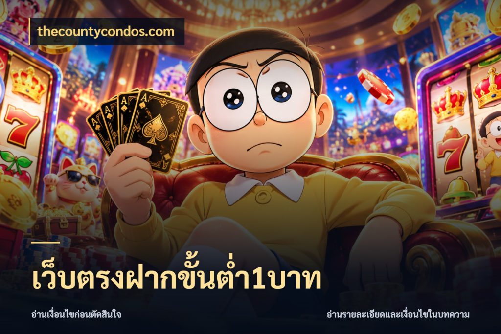 เว็บตรงฝากขั้นต่ำ1บาท จัดจังหวะสนุกให้เข้ากับงบที่ตั้งไว้ กับ thecountycondos.com