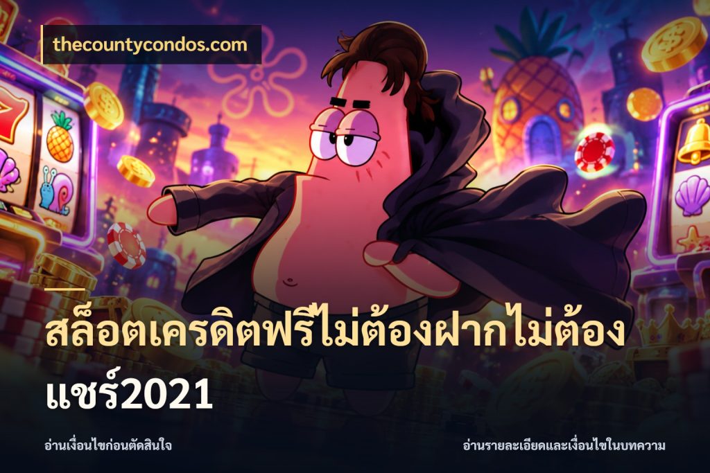 สล็อตเครดิตฟรีไม่ต้องฝากไม่ต้องแชร์2021 สีสันของเครดิตฟรีและเกมแนวที่ชอบ กับ thecountycondos.com