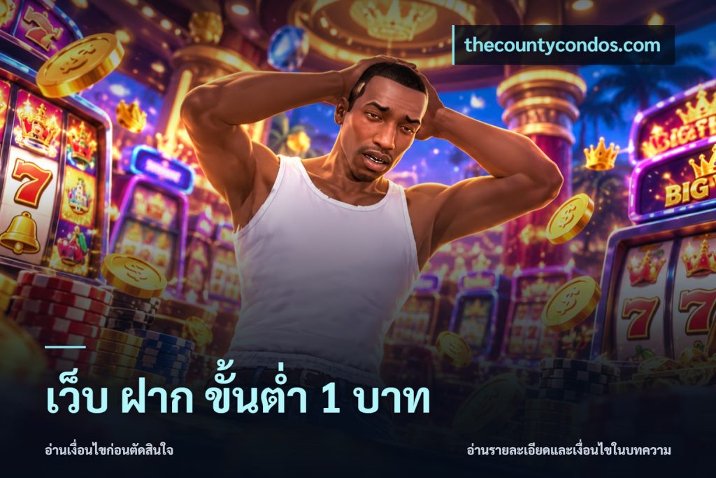 เว็บ ฝาก ขั้นต่ำ 1 บาท