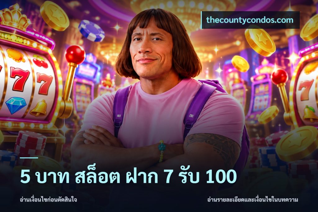5 บาท สล็อต ฝาก 7 รับ 100