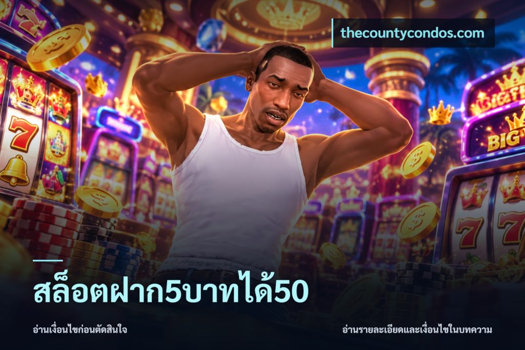 สล็อตฝาก5บาทได้50