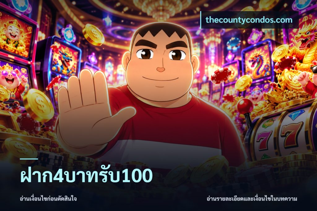 ฝาก4บาทรับ100