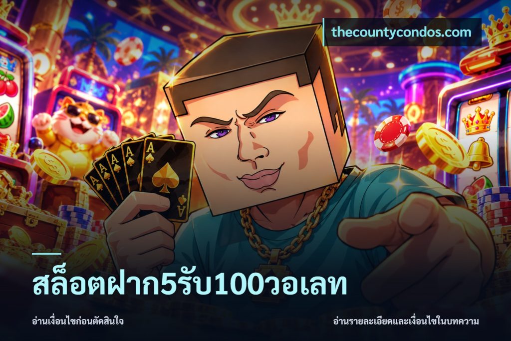 สล็อตฝาก5รับ100วอเลท