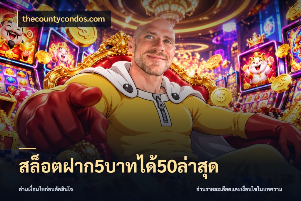 สล็อตฝาก5บาทได้50ล่าสุด จับประเด็นยอดรับก่อนเลือกความสนุก สไตล์ thecountycondos.com