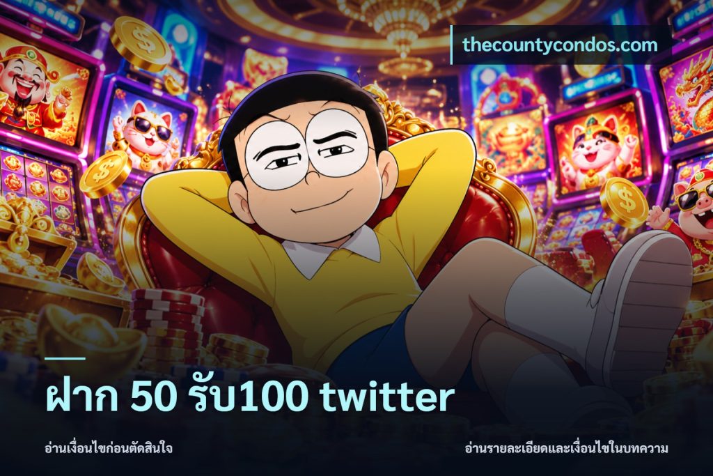 ฝาก 50 รับ100 twitter