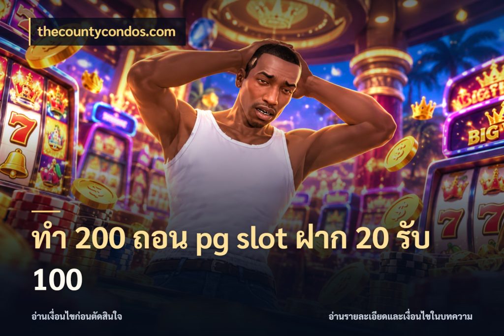 ทํา 200 ถอน pg slot ฝาก 20 รับ 100 thecountycondos.com สายโบนัสเลือกจังหวะสนุกได้อย่างไร
