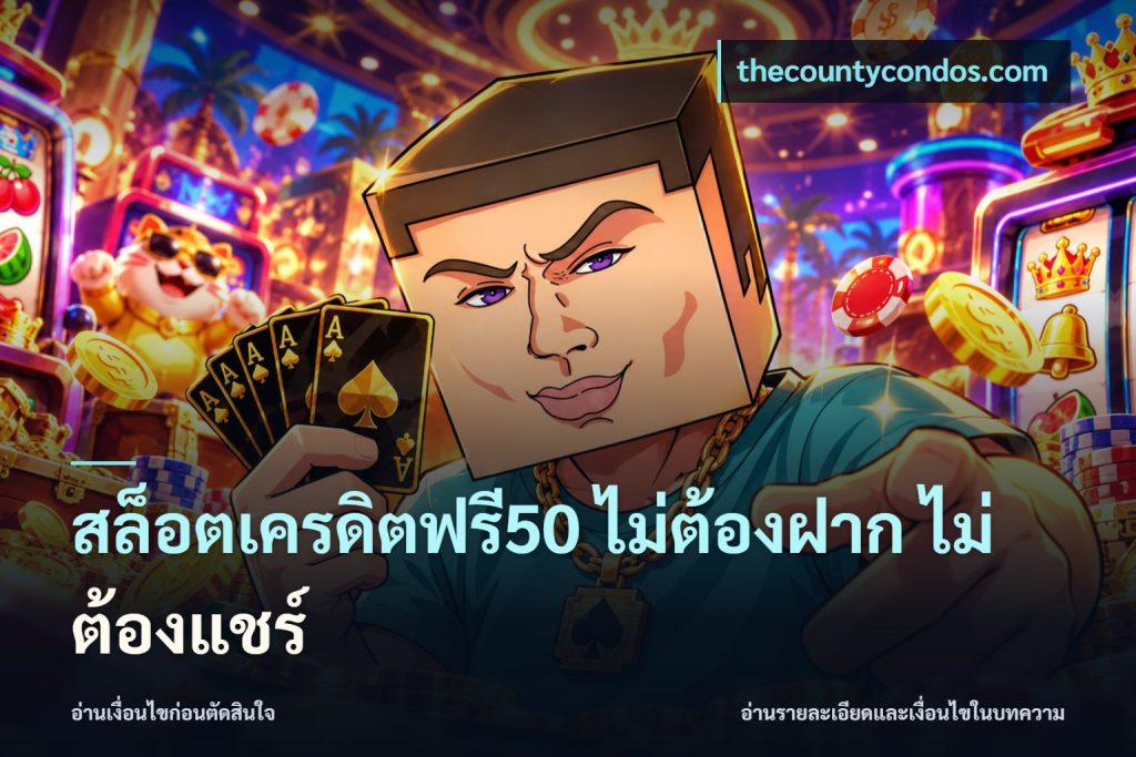 สล็อตเครดิตฟรี50 ไม่ต้องฝาก ไม่ต้องแชร์