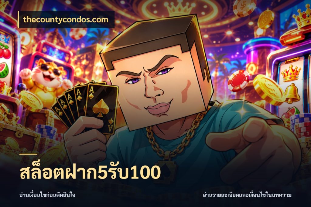 สล็อตฝาก5รับ100 จับประเด็นยอดรับก่อนเลือกความสนุก สไตล์ thecountycondos.com