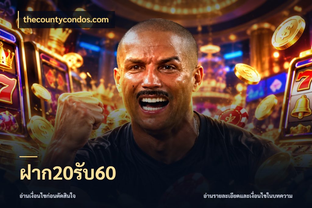 ฝาก20รับ60 เปิดมุมโปรให้เข้ากับเกมแนวโปรด สไตล์ thecountycondos.com